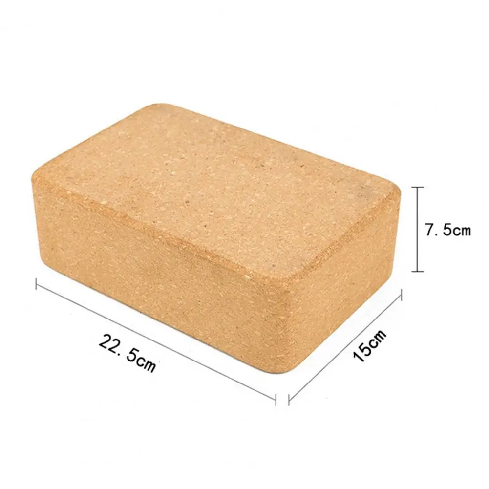 2Pcs Yoga Block High Density Stretching Aid Eco-friendly Natural No Odor Soft Wood Yoga Equipment Brick for Women Men