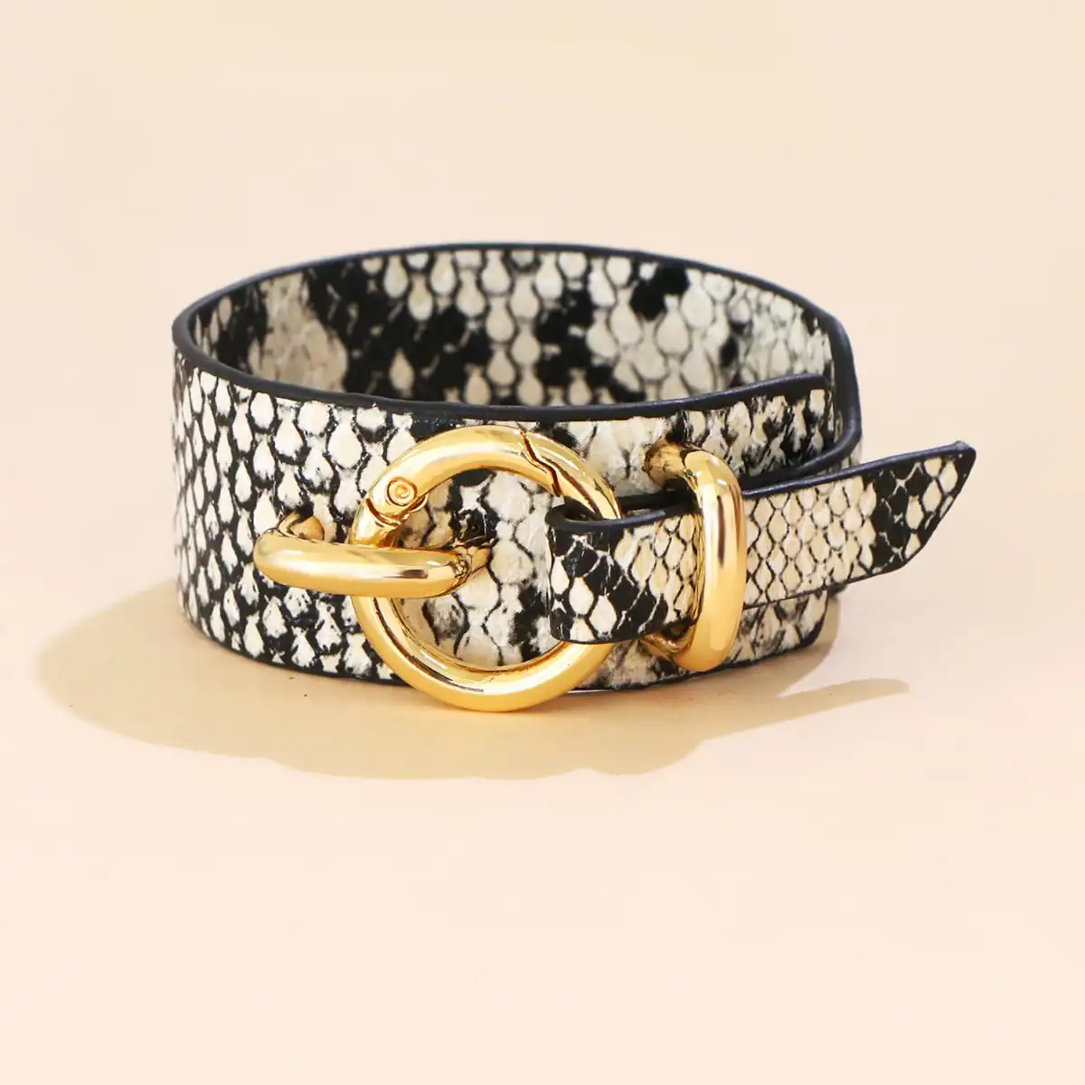 Punk Snake Leopard Leather Bracelets for Women Fashion Bracelets & Bangles Elegant Charm Wide Wrap Bracelet Jewelry