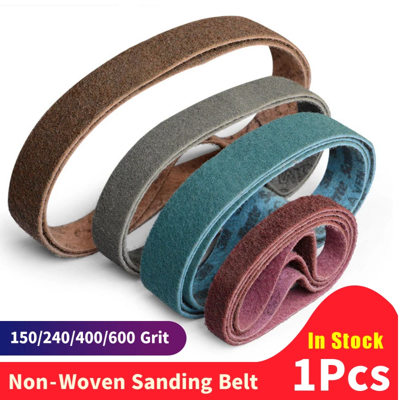 1PCS  In Stock Non-Woven Sand Belt Abrasive Nylon  Stainless Steel Polishing Sanding Belt