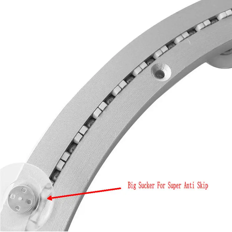 Imagem -02 - Placa Giratória de Mesa Silenciosa Lisa Mute Strap Lazy Susan Plate Malmatch Design Round Turntable Bs01 Upgrade Grande Saucer