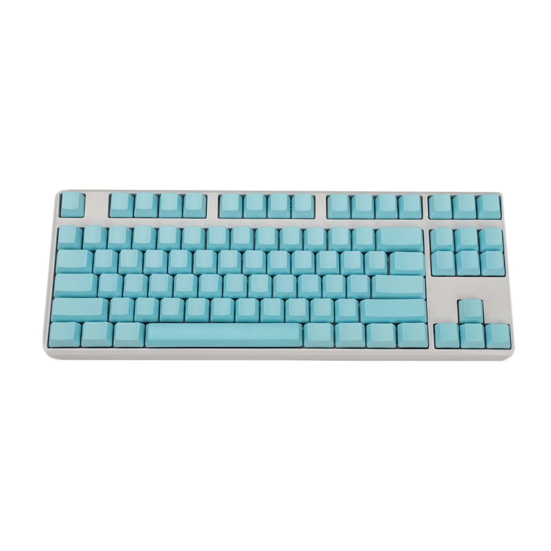 Imagem -03 - Teclas Pbt Grossas para Teclado Mecânico Perfil Oem Ansi Iso 87 Key Gk61x Gk61xs Tkl Gk87 Gk87s Cherry mx Switch