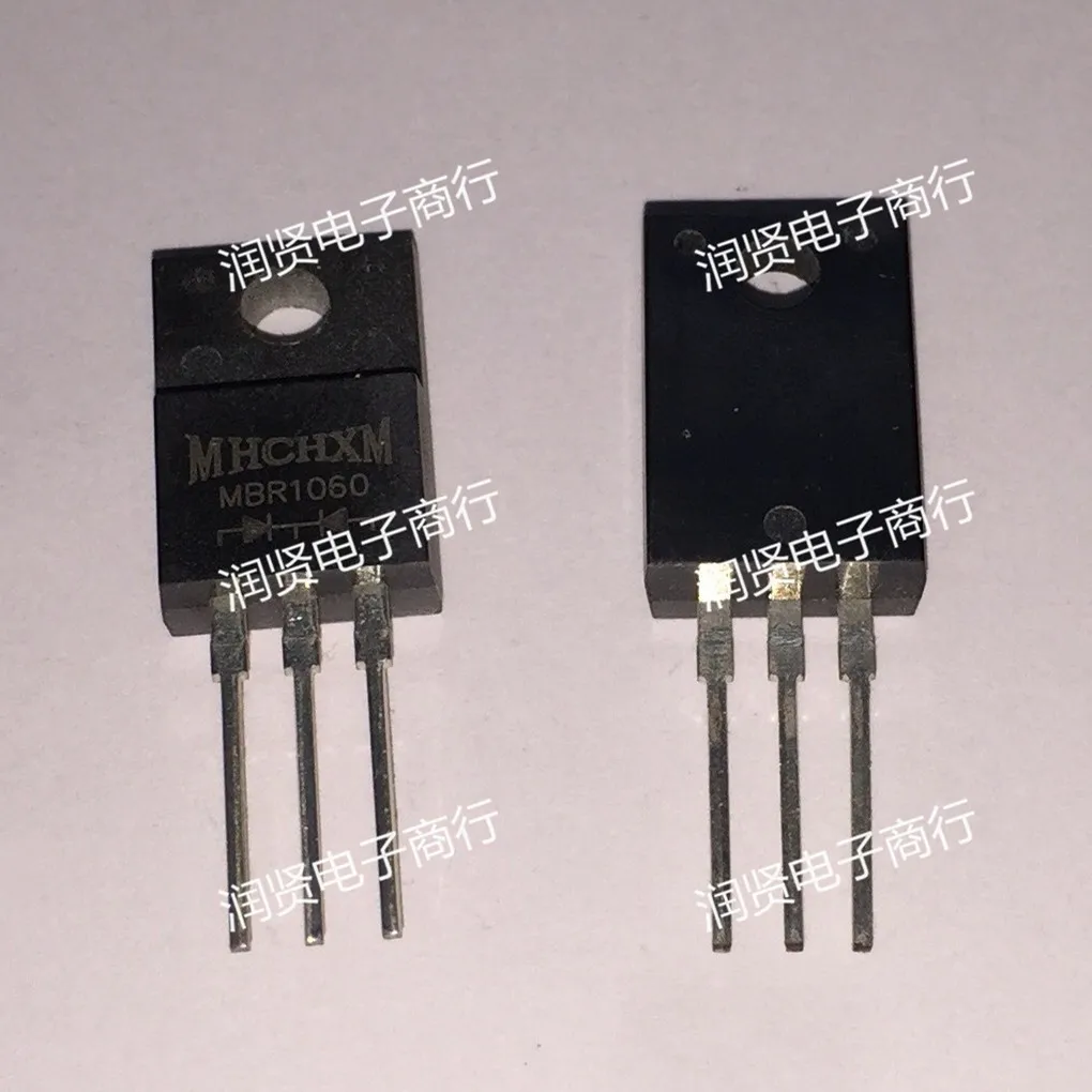 10PCS MBR1060 MBR1060 TO220ยี่ห้อใหม่ทรานซิสเตอร์ชิป