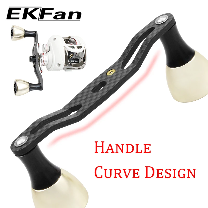 Manija Fibra Carbono EKfan 105mm Baitcasting Shimano Daiwa