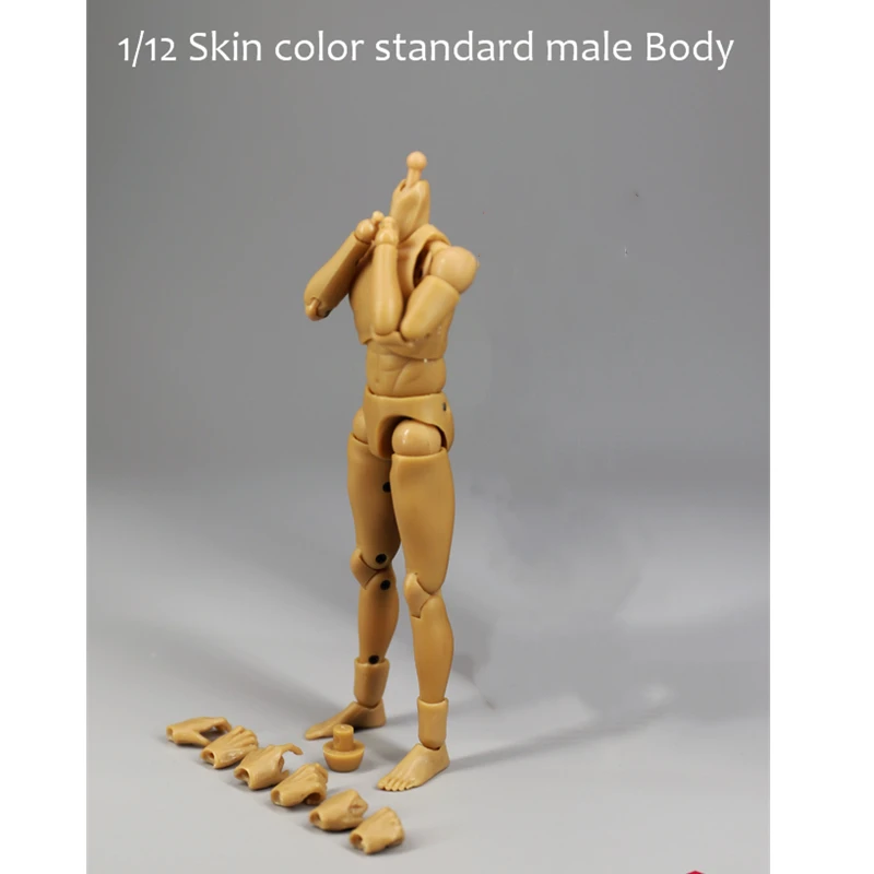 1/12 Scale Standard Male Body Narrow Shoulder Action Figure Model Toys Body figure toy collection MCCToys MCC023