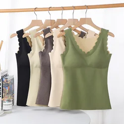 New Women's Thermal Underwear Plus Size Vest Thermo Lingerie Winter Clothing Warm Crop Tops Female Tank Top Undershirt Intimate