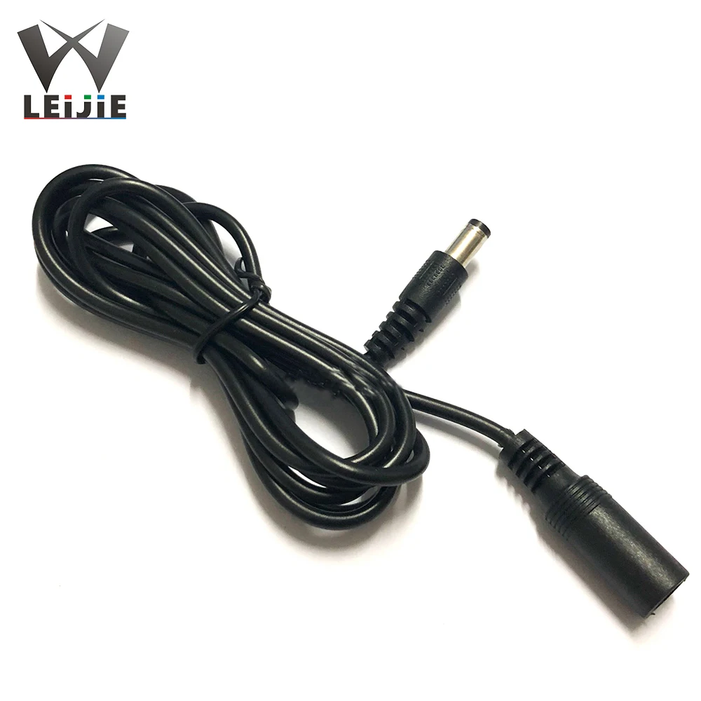 1.5m DC Full Copper DC Power Cord Male Head Conversion Female Head 5.5 * 2.1mm Specification Monitoring Extension Cord