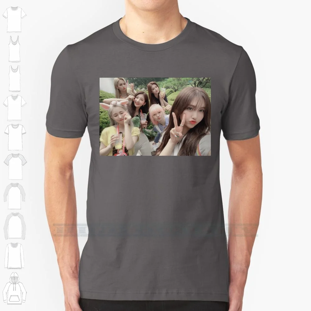 Everglow 100% Cotton T Shirt Onda Si Hyeon Yi Ren Aisha Mia Everglow Sihyeon Everglow Eu Everglow Yiren Everglow K Pop Gg