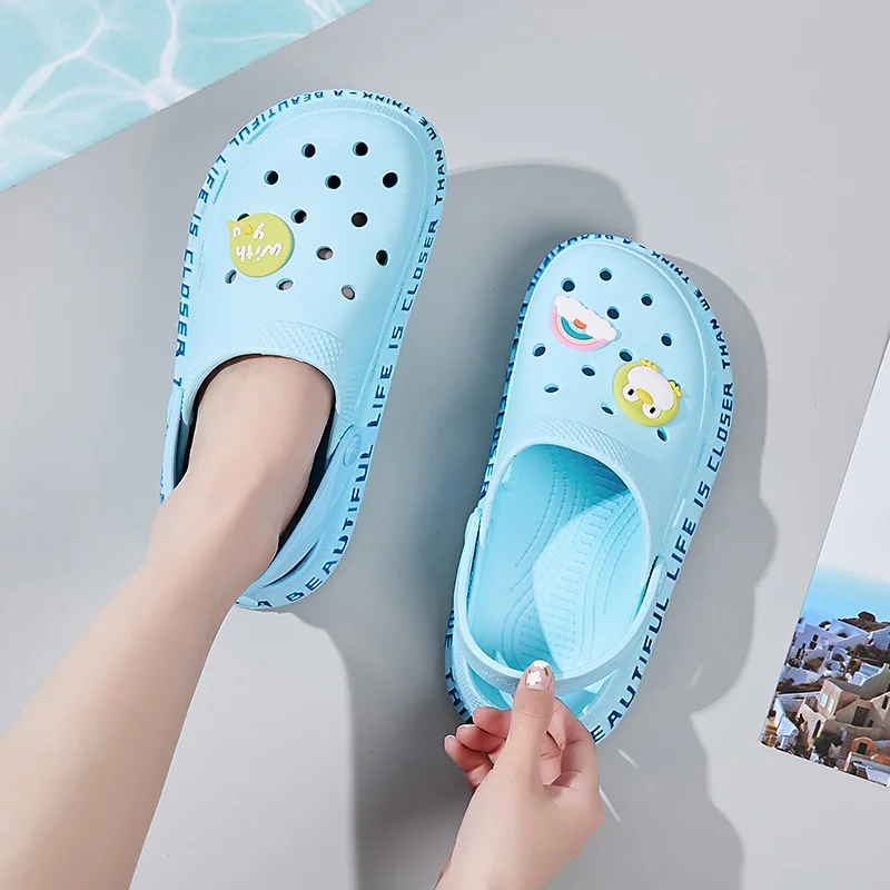 2023 Women\'s Sandals Lady Girl Sandals Summer Women Casual Jelly Shoes Sandals Hollow Out Mesh Flats Beach Sandals