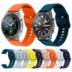 Correa de silicona suave para Samsung Galaxy Watch 3, pulsera deportiva de 41/45mm, accesorios de pulsera de 42/46mm