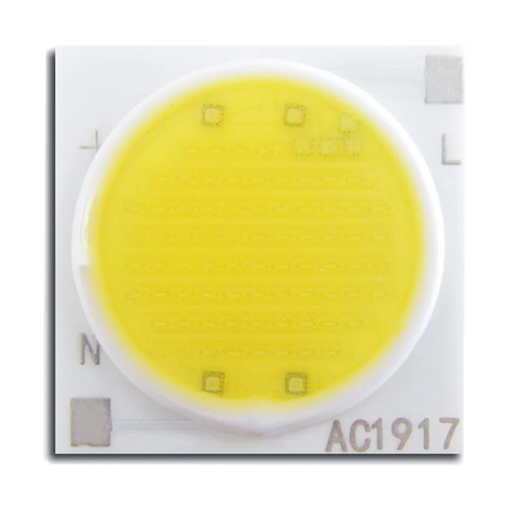 10pcs a lot Ceramics Base LED COB Chip 12w 15w 20w 30w 50w AC220V 3w 5w 7w 9w LED Diode For Spotlight Downlight DIY Repair Parts