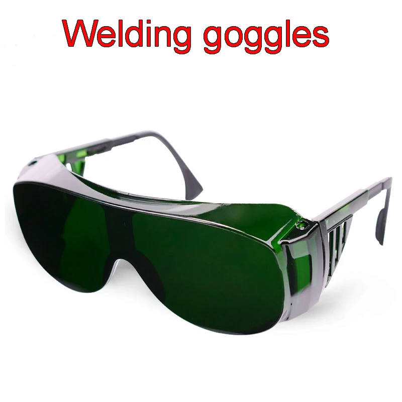 Dark green Welding goggles Blinds design Anti-shock Anti-fog goggle Anti-UV Anti-glare welding gas cutting Safety glasses