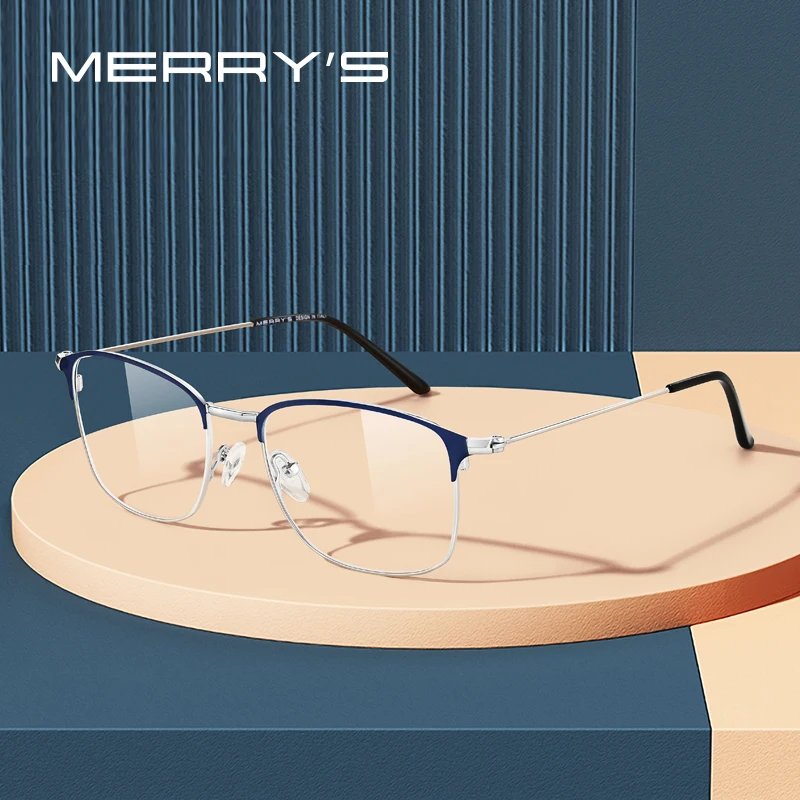 

MERRYS DESIGN Women Vintage Alloy Glasses Frame Unisex Optical Ultralight Myopia Prescription Men Eyeglasses S2173