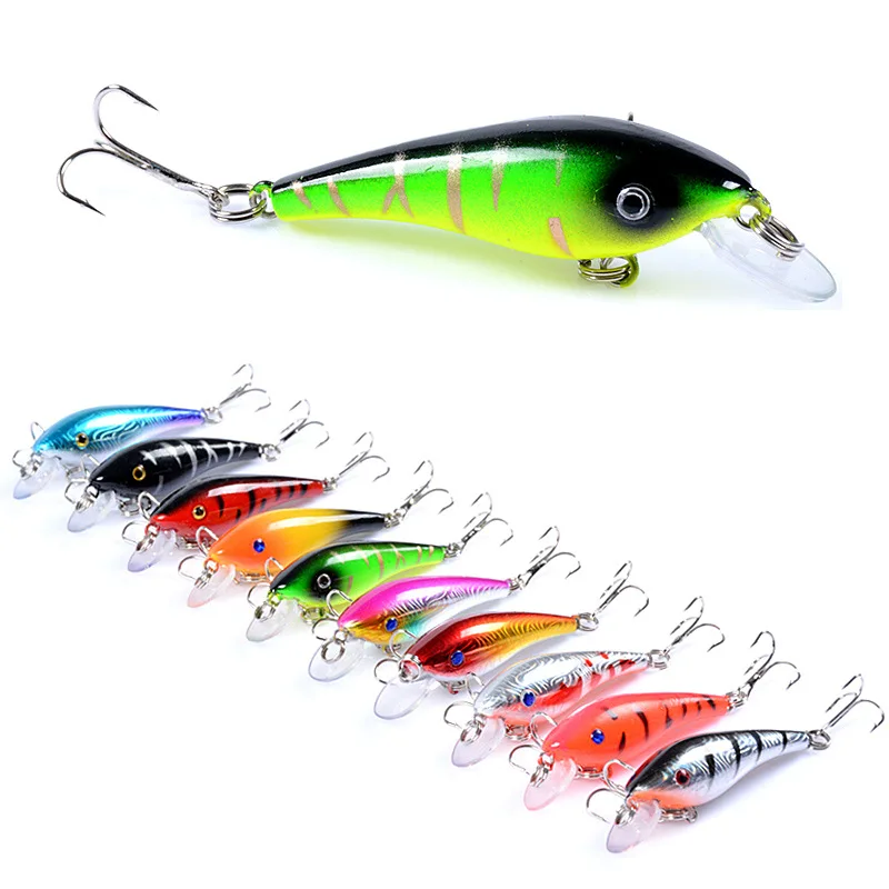 FISHINAPOT 1pcs Swim Fish Fishing Lure 5.7cm 4.5g Artificial Hard Crank Bait topwater Wobbler Japan Mini Fishing Crankbait Lure