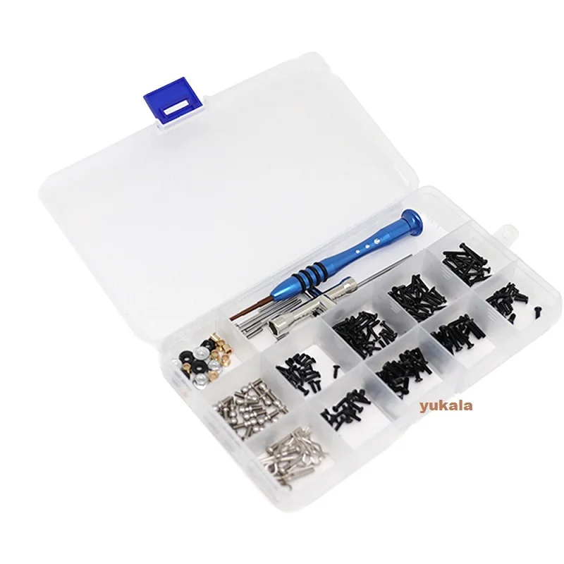 New Repair Screw Tool Box Kit Set for WLtoys 1/18 1:18 A949 A959 A969 A979 K929 RC Car Modification Accessories L388