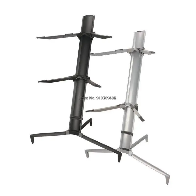 

Portable Electronic Piano Stand 1.2 m Double Row Keyboard Stand Double Piano Frame Aircraft Frame Combination Frame