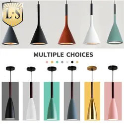 Nordic Pendant Lights Modern Hanging Lamps Minimalist Simple Light Multicolor Lamp E27 Lighting Fixtures