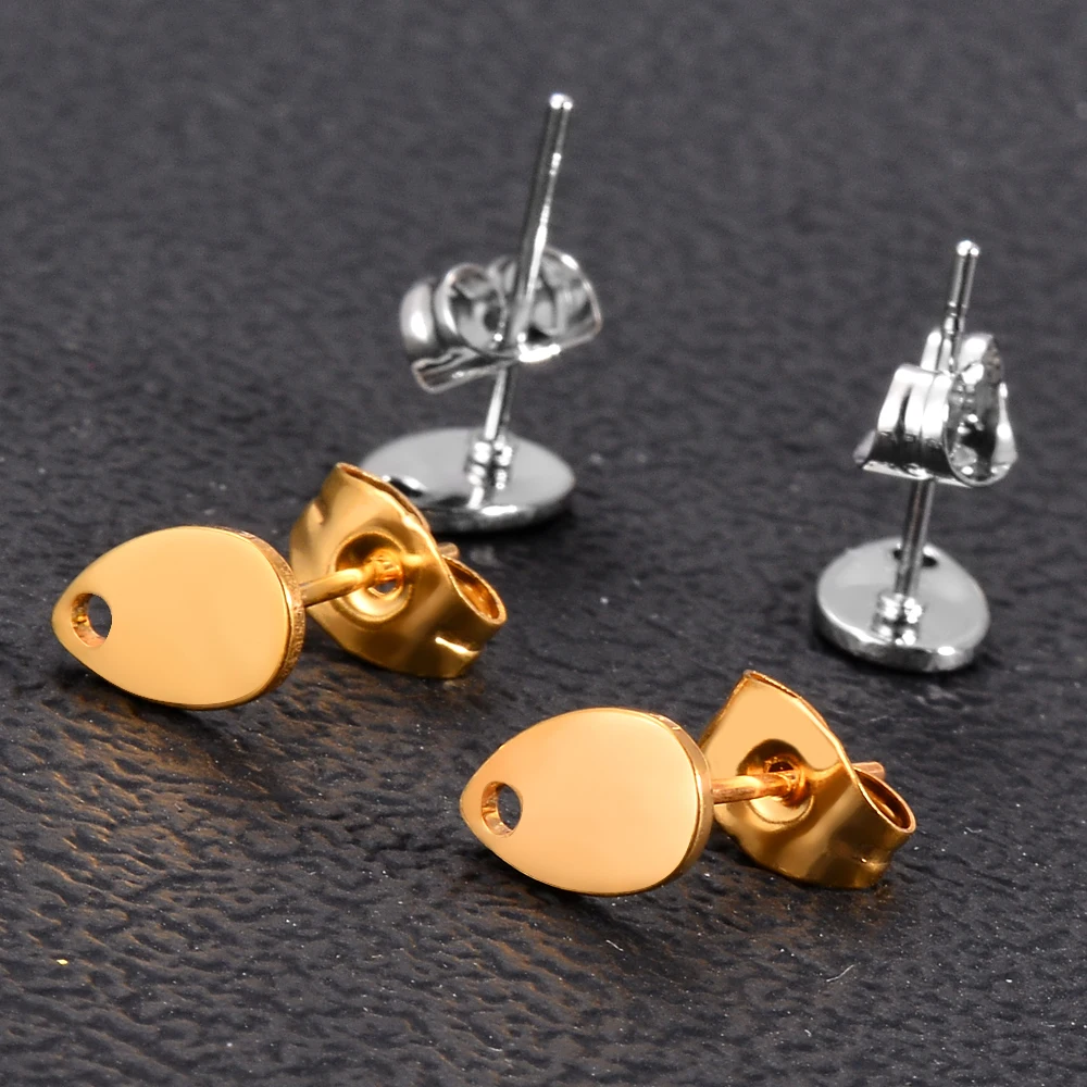 10 teile/los Edelstahl Mode Ohrringe Basis Anhänger Stecker für DIY Ohrringe Schmuck Machen Liefert Zubehör 20 Stil – Detail 3