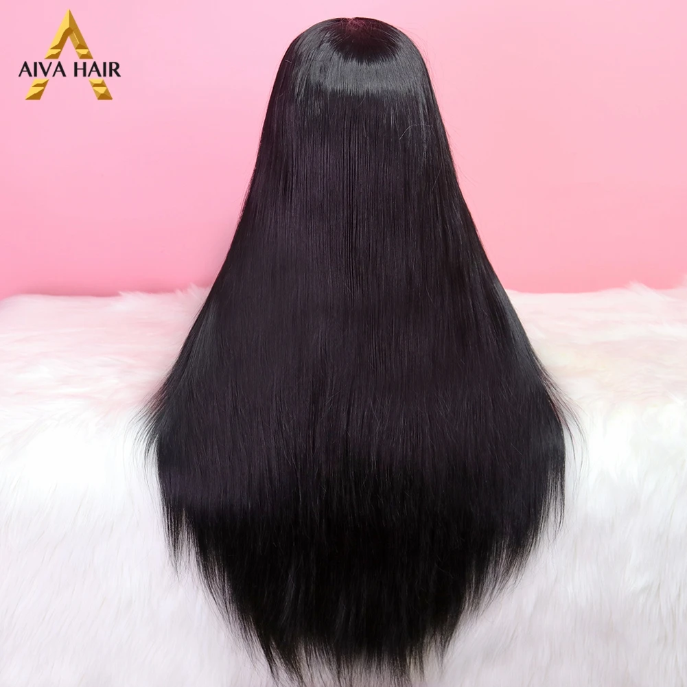 Pink Black Lace Wigs Synthetic Hair Heat Resistant Synthetic Lace Front Wig Aiva Drag Queen Cosplay Wigs For Black Women