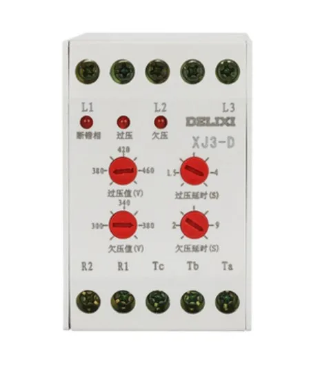 

XJ3-D AC380V XJ3D380 XJ3 Phase break and phase sequence protection relay (with base)