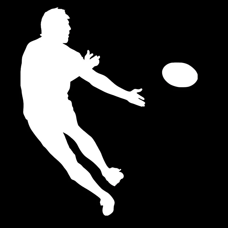 16*13.6cm RUGBY PLAYER Vinyl Decal Sticker Handsome And Cool Stickers Car Accessories Car Stying Creative Jdm