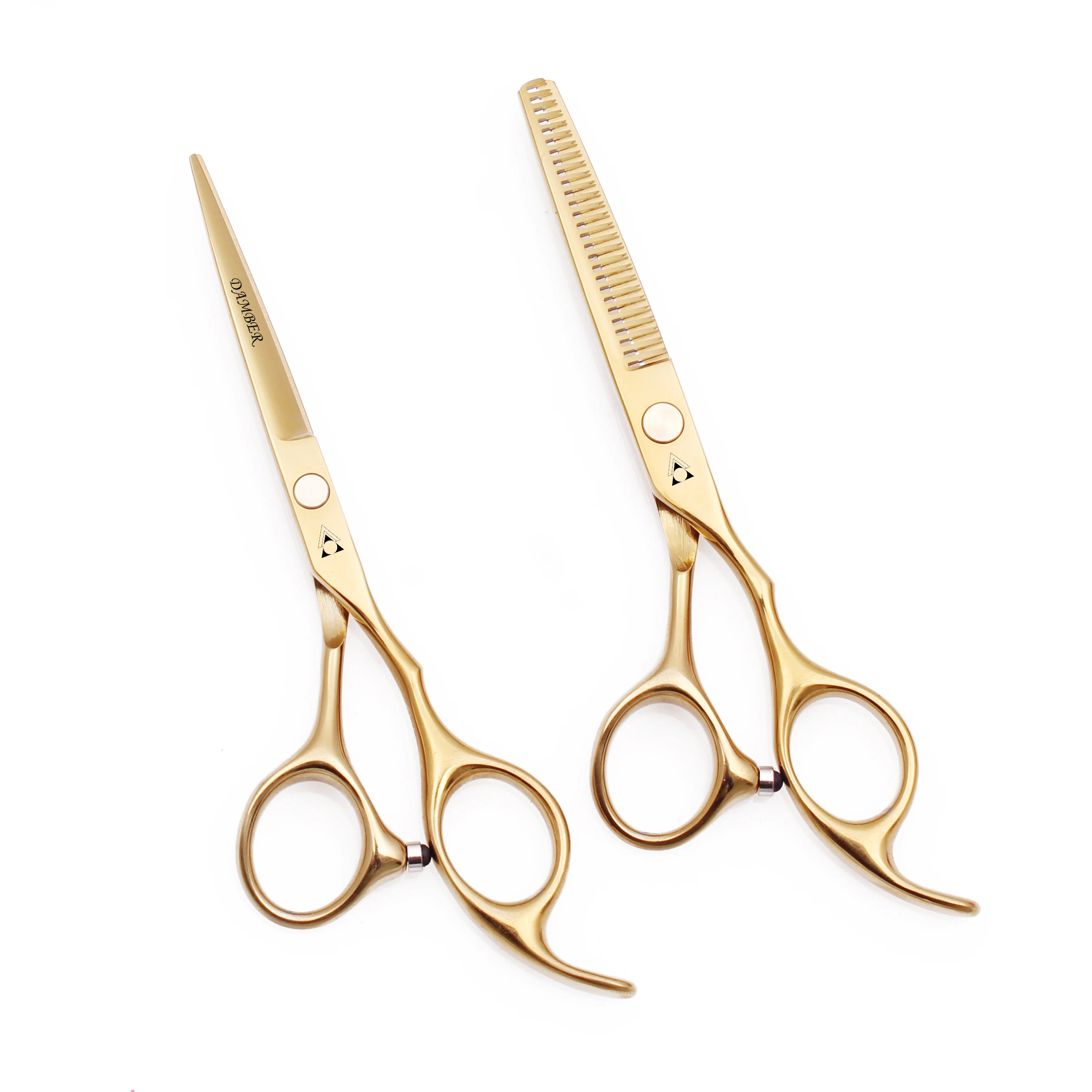 Haarschere 5,5 6,0 Professionelle Friseurschere Effilierschere Friseurscheren-Set Haarschneideschere 440C Japan Steel 888 # – Detail 4