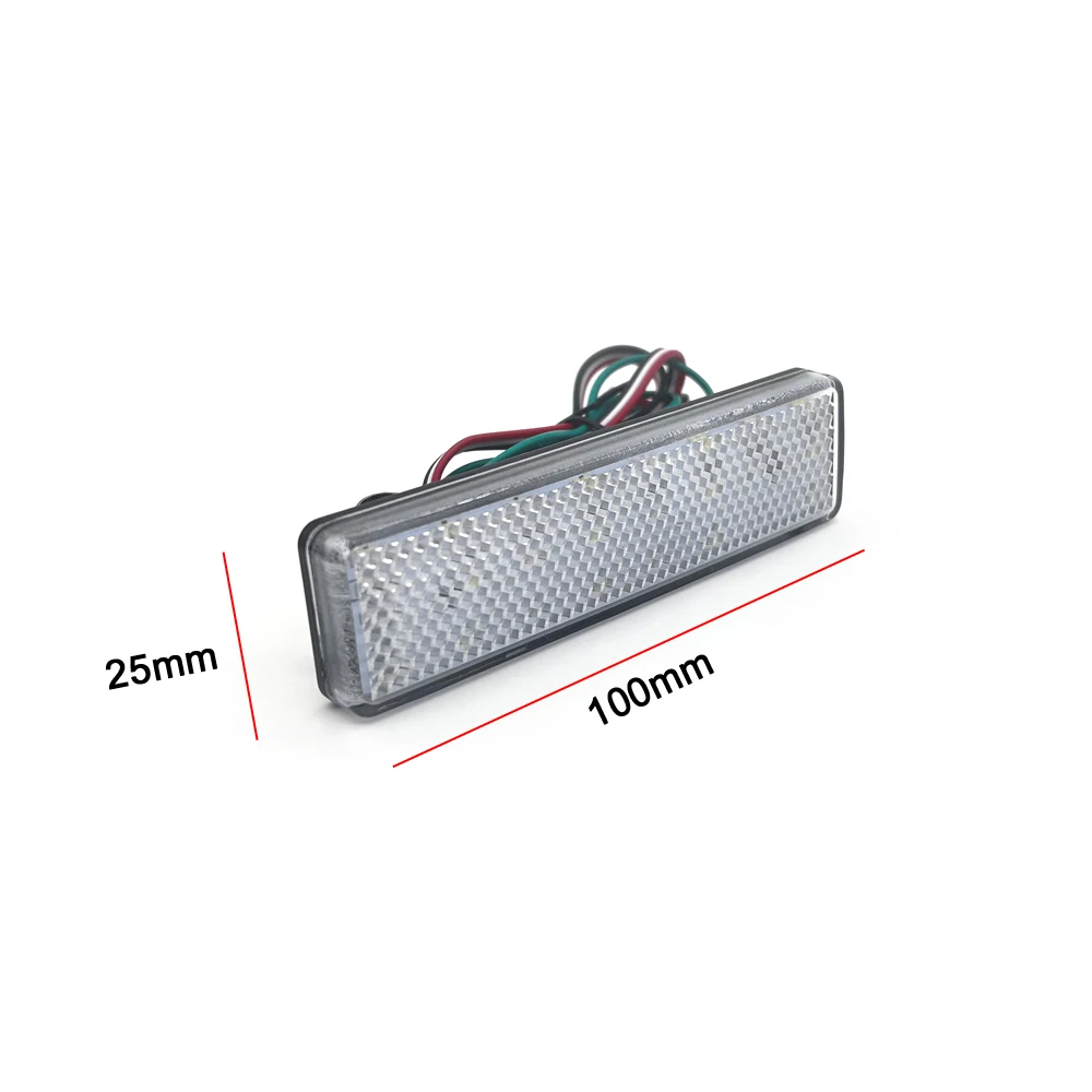 LED Rear Bumper Reflector Warning Light For Nissan Primastar NV300 Opel Vauxhall Renault Master Trafic Reversing Braking Light