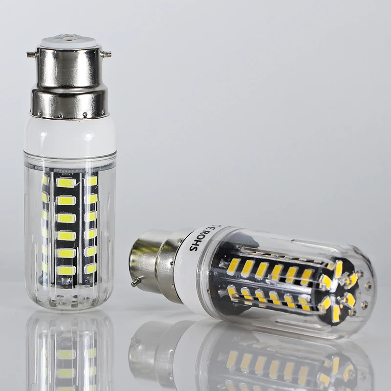 Lampara conduziu a luz b22 ac dc 12v 24 v 36 48v 60v 7w milho lâmpada super 720 lumens b 22 3000k 6000k 12 24 volts lustre lâmpada de vela