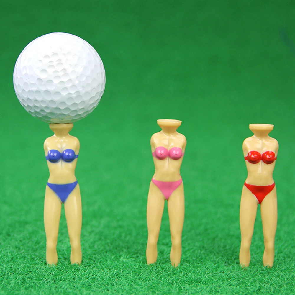 1Pcs Golf Tee (3 inci) gadis Bikini Wanita Lady Gadis Golf Tee Rumah Pelatihan Golf Golf Aksesoris