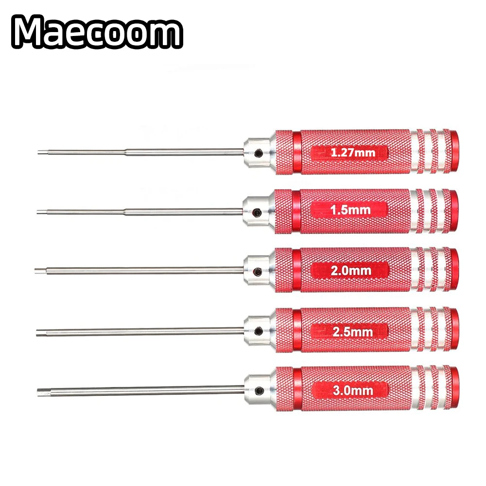 1.27/ 1.3/ 1.5/ 2.0/ 2.5/ 3.0Mm White Steel Hex Screwdriver Tool Kit For 3D Printer Rc Helicopter Car Drone Aircraft Repair Tool