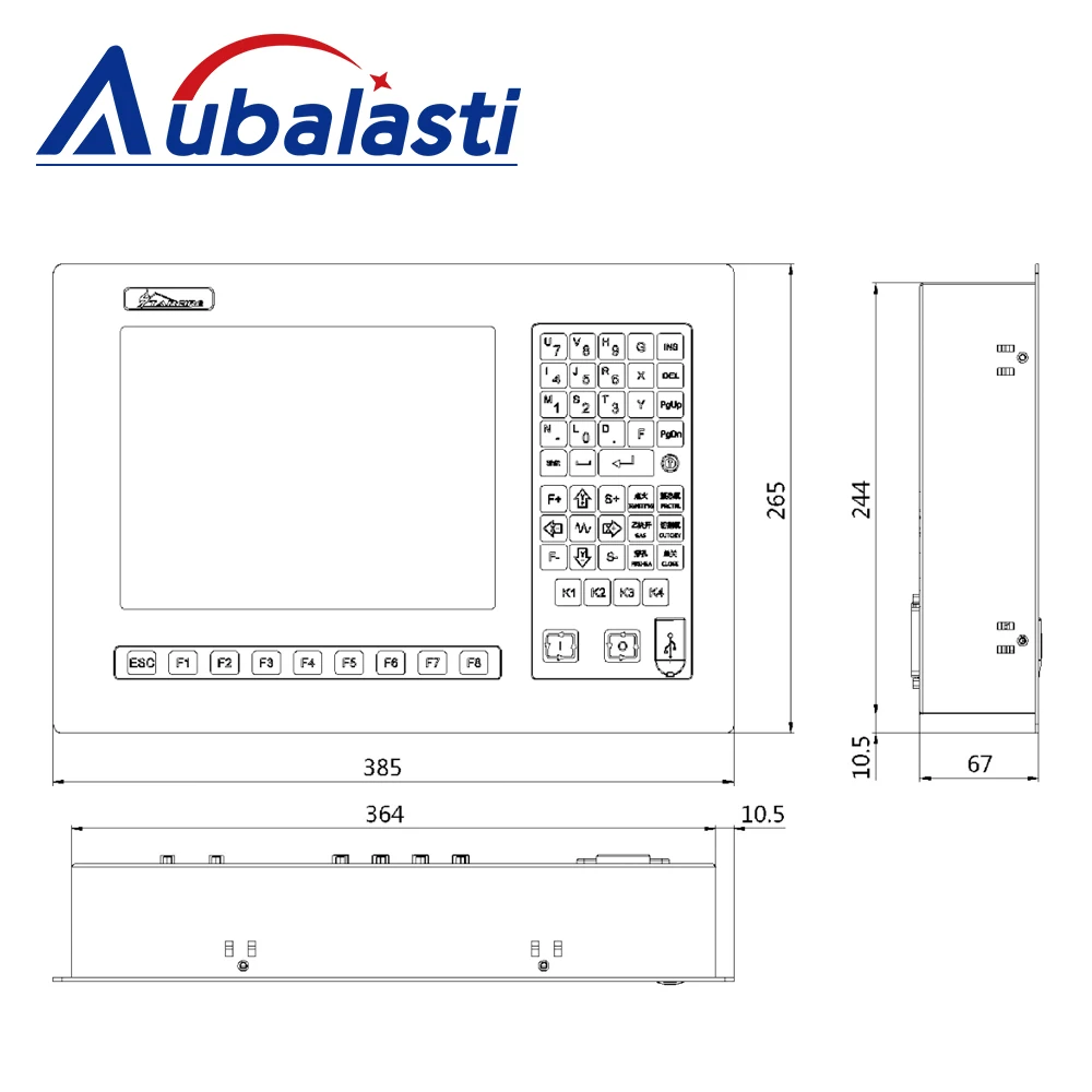Aubalasti SF-2310S 2Axis CNC Plasma Cutting System CNC Control System For CNC Flame Cutting Machine
