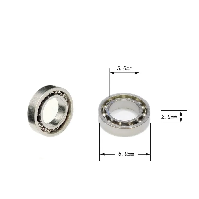 20pcs high quality Dental Handpiece bearing SMR85 5x8x2mm P4 stainless steel ball bearings 50000rpm no heating