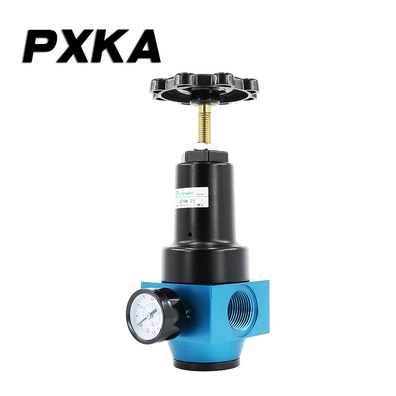 QTYH15 Pneumatic Air 10 High Pressure Regulator 08 Pressure Gas Relief Valve Air Compressor 25 Pressure Regulator