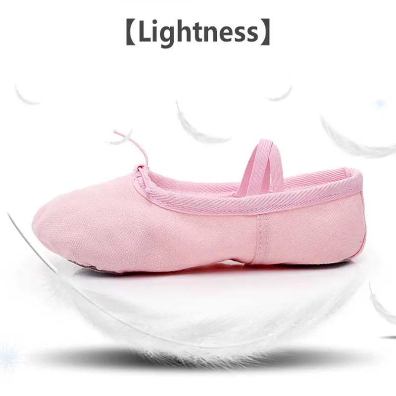 24-43 Size Ballet Dance Shoes Pointe Slippers Children Adult Canvas Split Soft Sole Practise Ballerina Shoes Women Dance Shoes