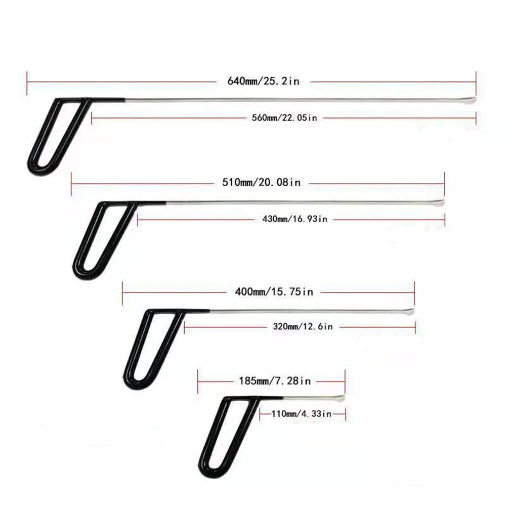 กำจัด Rod ชุดปลาวาฬหางเครื่องมือ Dent Puller Kit Car Dent Remover Auto Dent Puller กับค้อน