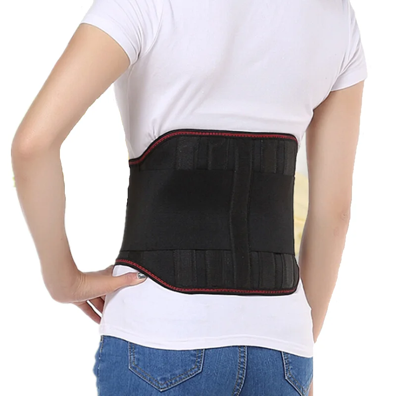 

1 Pc Magnetic Self Heating Back Lumbar Support Tourmaline Belt Magnetic Therapy Adjustable With 32 Pcs Magnets 5 Pcs Metal Plate