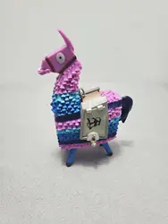 Fortress Night Game Troll Stash Llama Alpaca Rainbow Horse figure model Toys Keychain pendent Kids Birthday Gifts