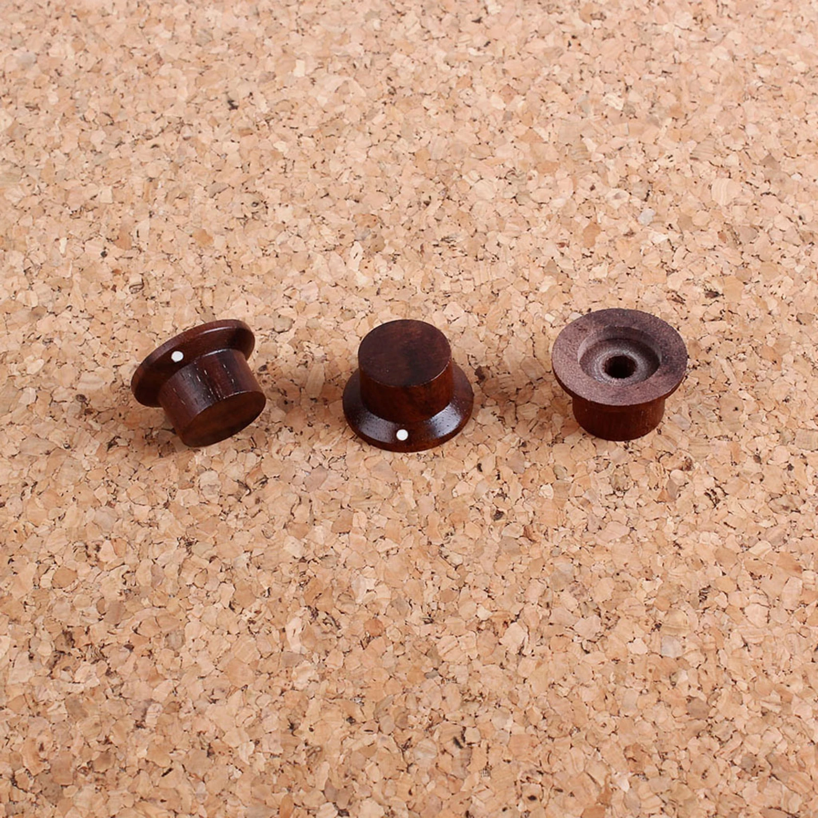 3x Wood Electric Guitar Speed Control Knobs Volume Tone Knobs Top Accessories Guitar Spare Parts