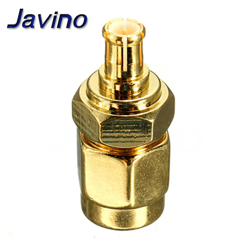 SMA Male Plug To MCX MAle  Plug RF Coax Adapter Connector Straight Goldplated