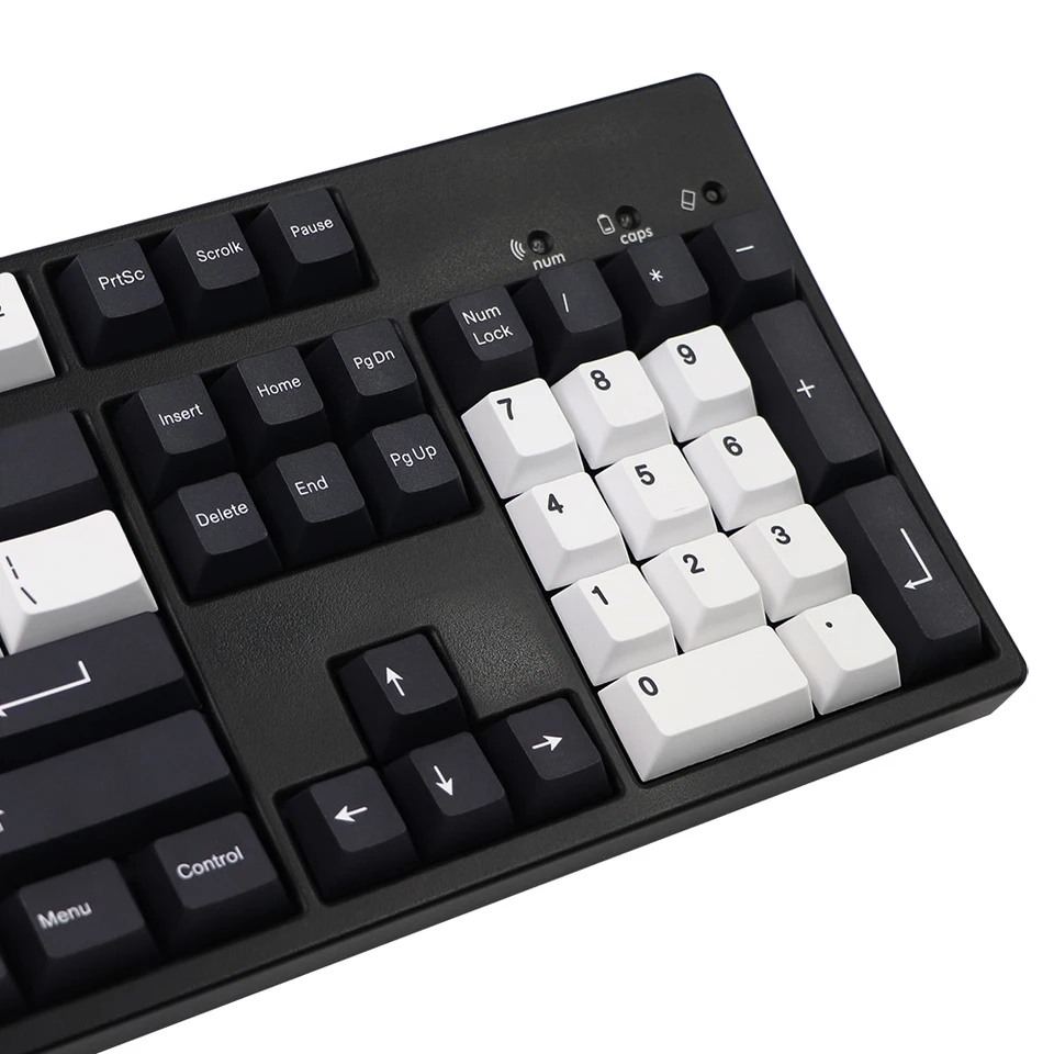 メカニカルキーボード用キーキャップ,GMK-KEY,白黒,pbt,キーボード用