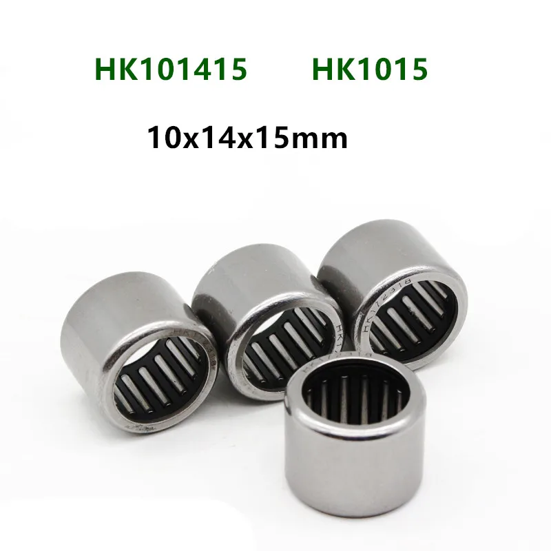 50pcs/100pcs high quality HK101415 HK1015 miniature needle bearing 10x14x15 mm Drawn cup needle roller bearings