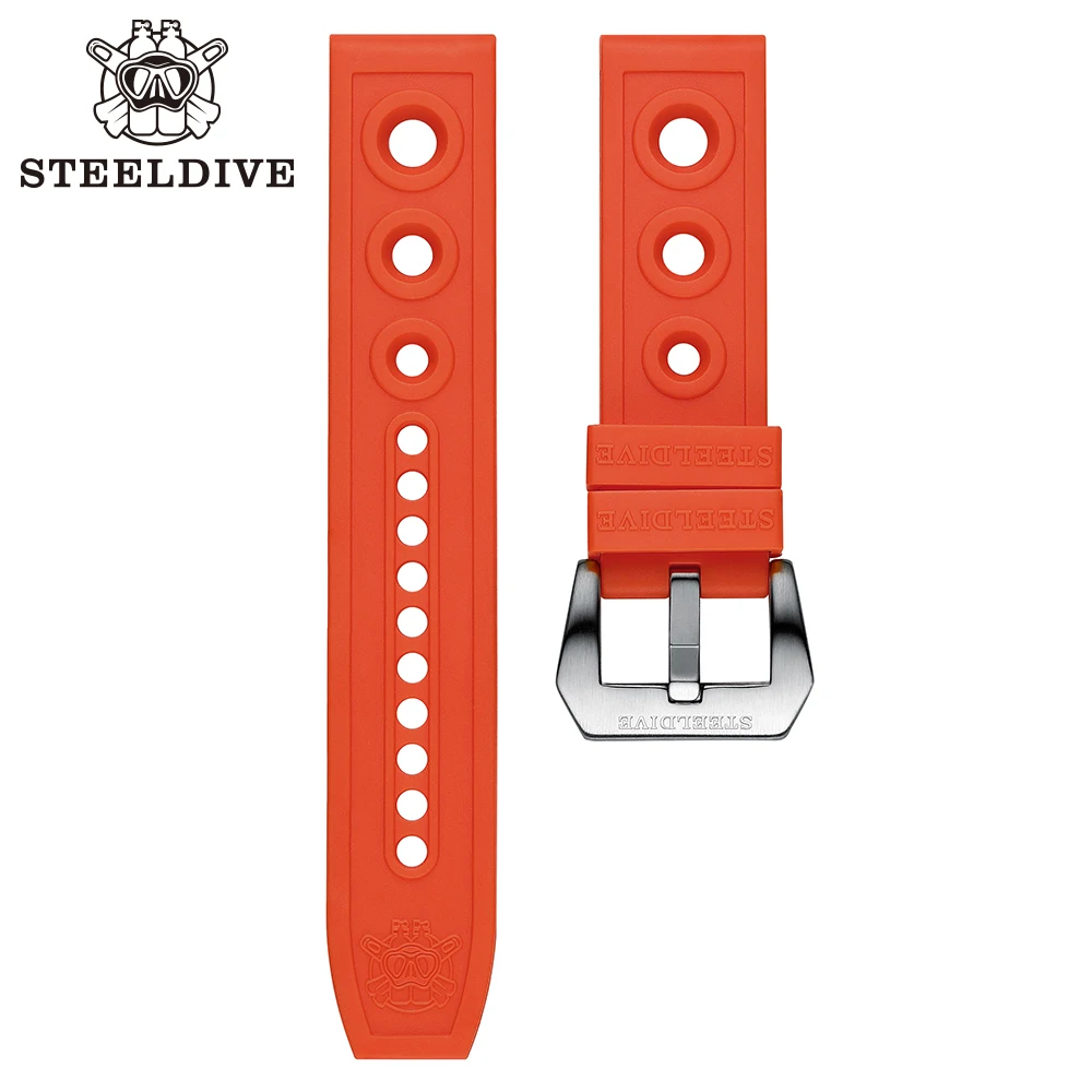 Kautschukarmband, 20 mm, Ersatz-Uhrenarmbänder, automatische Uhrenarmbänder, Taucheruhrenarmband, 20/22 mm