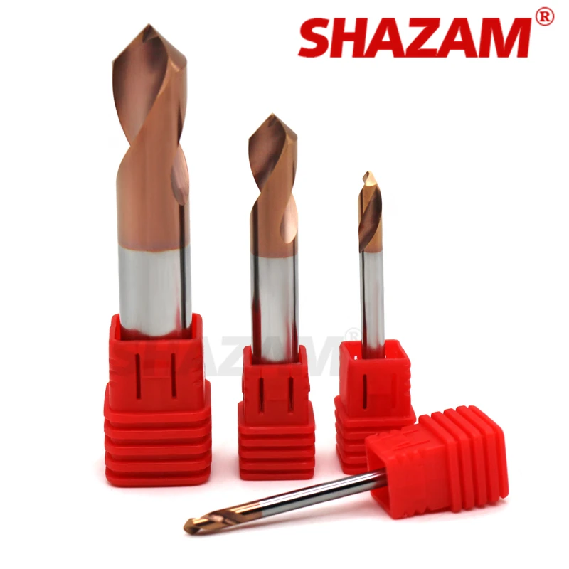 Fräsen Cutter Legierung Beschichtung Wolfram Stahl Werkzeug Cnc Bearbeitungs 1 Klinge HRC65 Aluminium Spot Bohrer FLASH-SHAZAM Abgeschrägten Fräsen Cutter – Detail 1