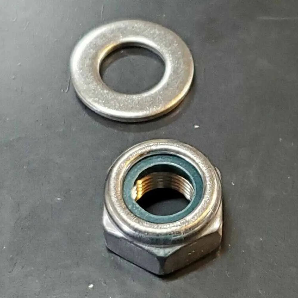 

For Sur-Ron Swingarm Nut And Washer Stainl Ess Steel