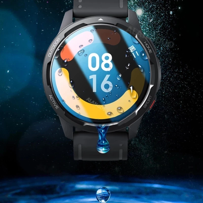 BEHUA 9H Protective Tempered Glass For Xiaomi Mi Watch Color 2 Color2 Sport Smartwatch Full Cover HD Clear Screen Protector Film