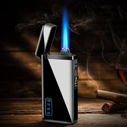 New Windproof Arc Usb Lighter Gas Lighter Metal Survival Torch Turbo Lighters Plasma Lighter Gadgets for Men Cigar Lighter