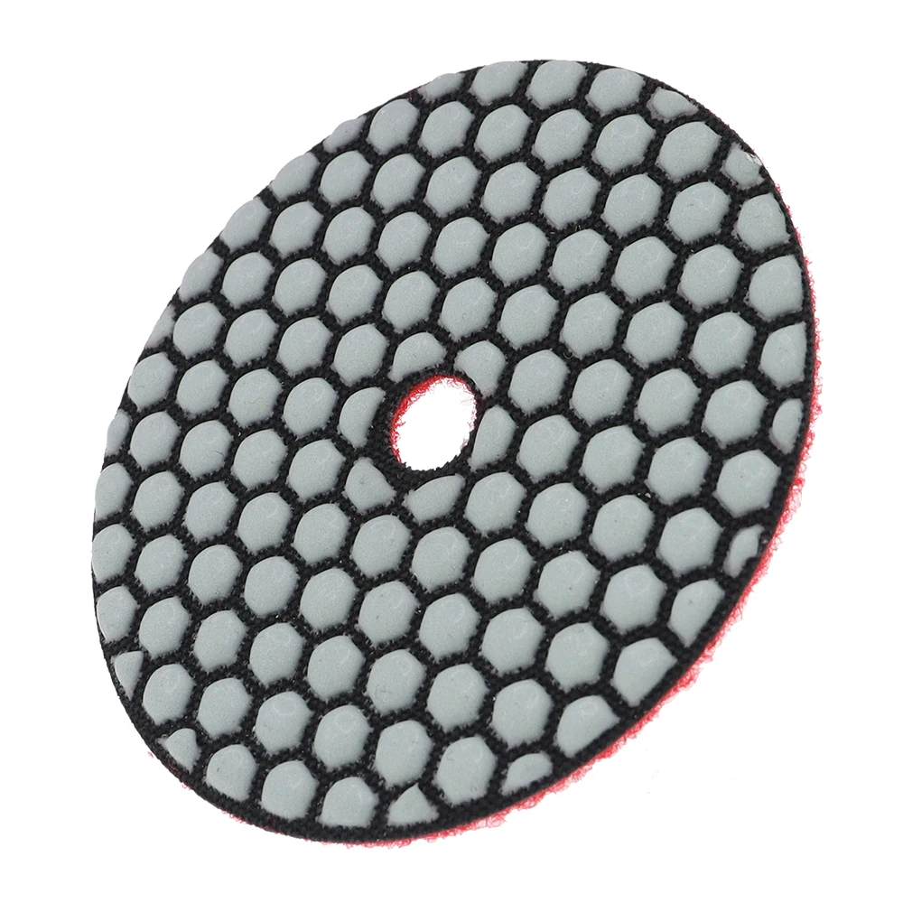 Imagem -04 - Polegada Almofada de Polimento a Seco 50-buff 100 mm Almofadas de Polimento de Diamante Flexível Novo Design Mármore Granito Pedra Telha Lixar Disco Peças