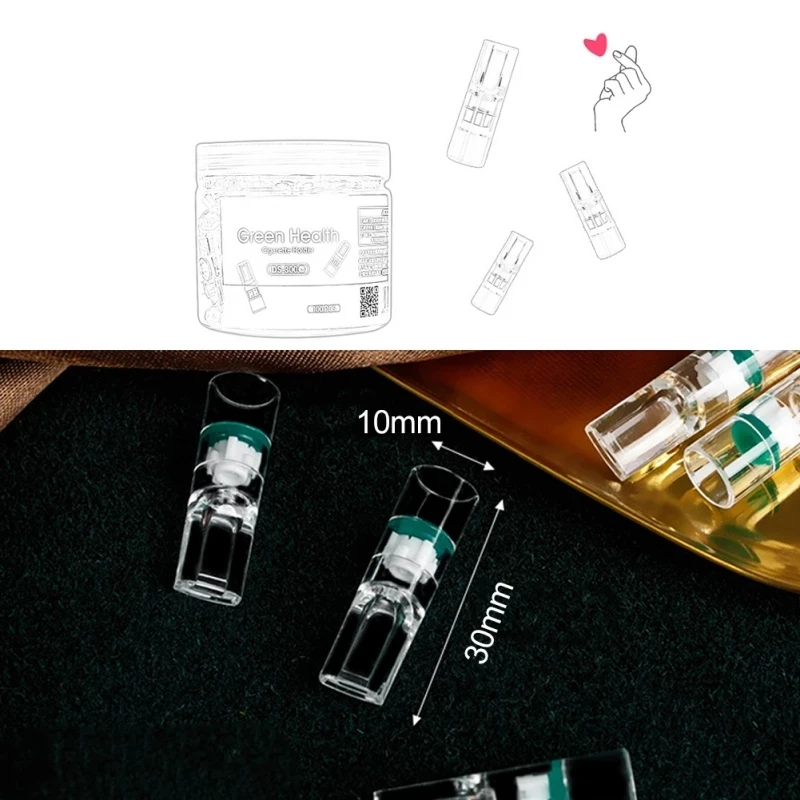 100 Chiếc Trong Suốt Hàng Xả Kho Thuốc Lá Lọc Thuốc Lá Tập Hút Thuốc Nicotine Lọc Cỏ Dại Tự Thuốc Lá Lọc