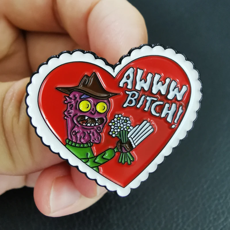 Scary Terry enamel pin