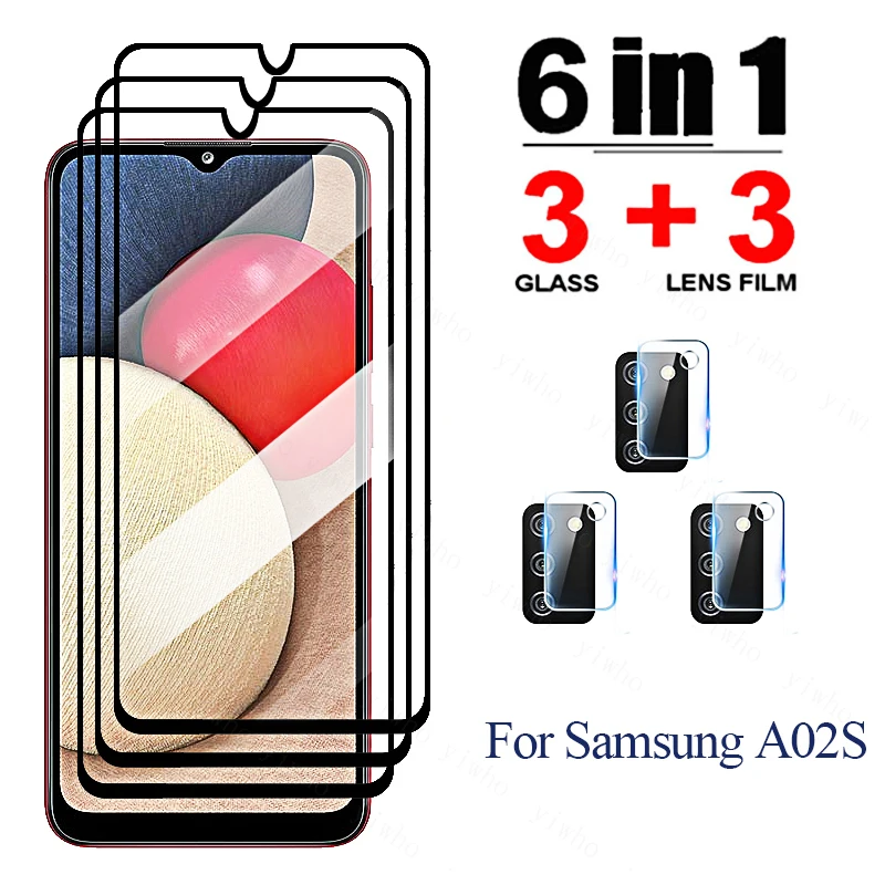 Protective Glass on For Samsung Galaxy A02S Screen Protector for Samsung A 02S Tempered Glass for SamGalaxi A02 S 6.5'' SM-A025F