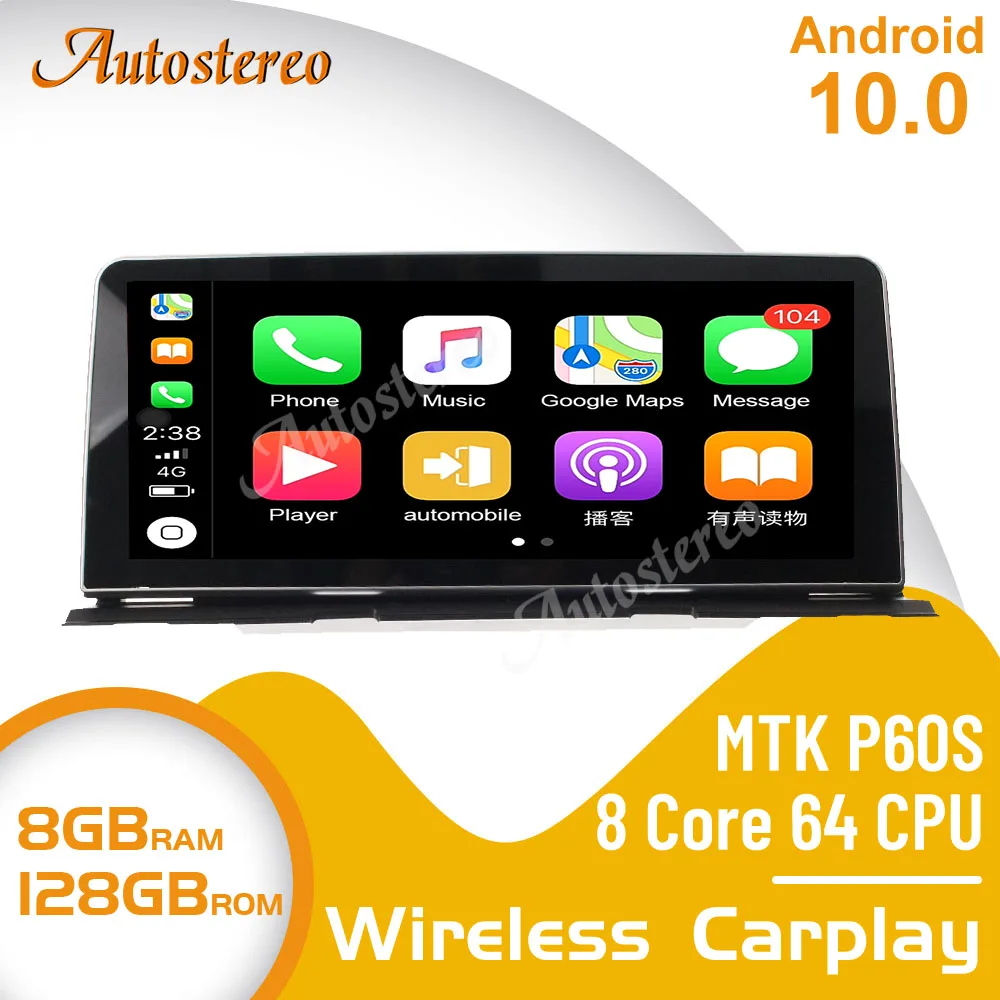 12.3 Android 14 Carplay Car GPS Navigation For BMW 6 Series 6GT M6 F06 F12 F13 Auto Stereo Headunit Multimedia Player Car Radio